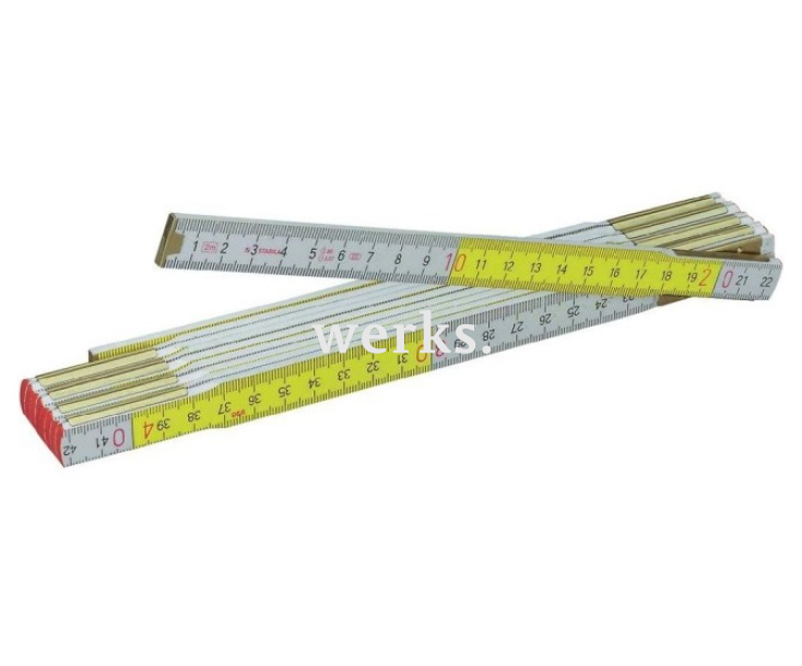 Метр складной деревянный белый 617 3 м х 17 мм Stabila 01231